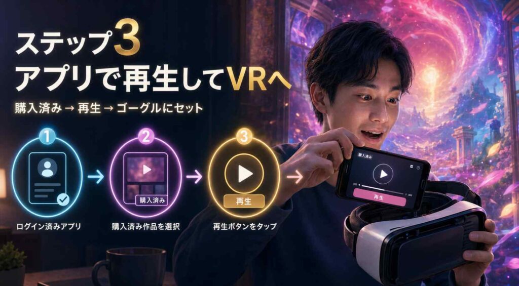 ステップ2:FANZAで作品を購入