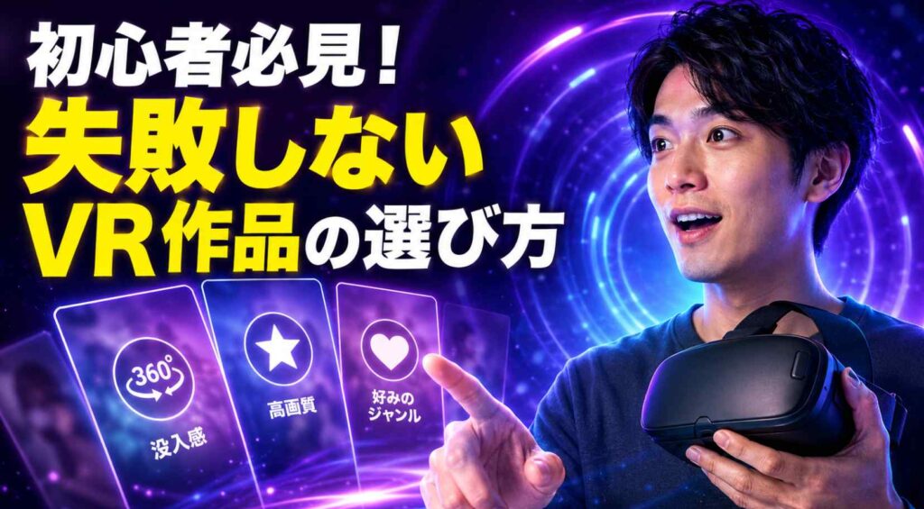 初心者必見!絶対に興奮するおすすめFANZA VR作品の選び方